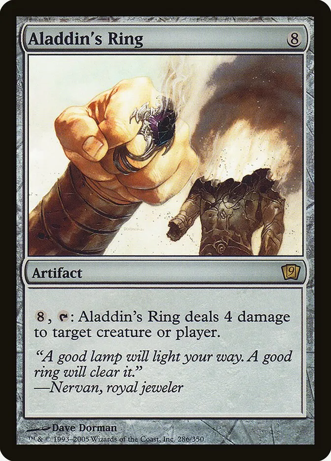 2005 Ninth Edition Aladdin's Ring #286★ rare card image