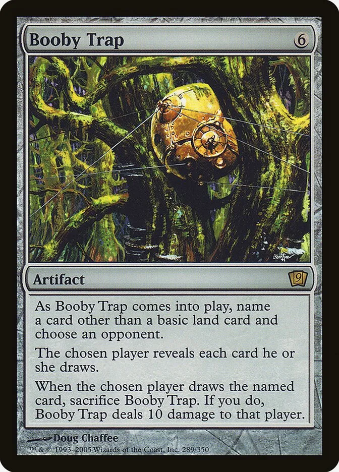 2005 Ninth Edition Booby Trap #289★ rare card image