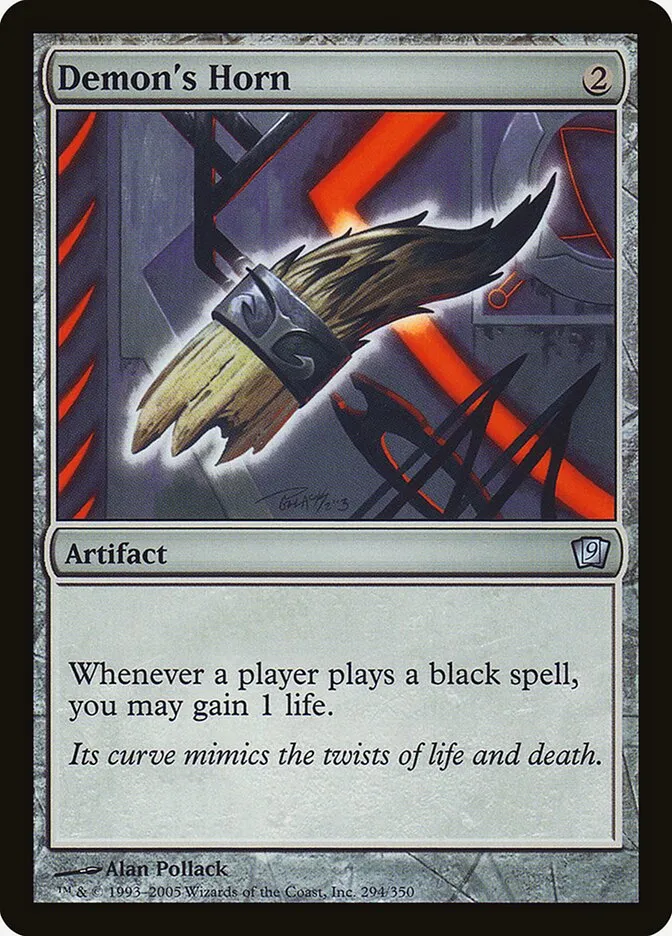 2005 Ninth Edition Demon's Horn #294★ uncommon card image