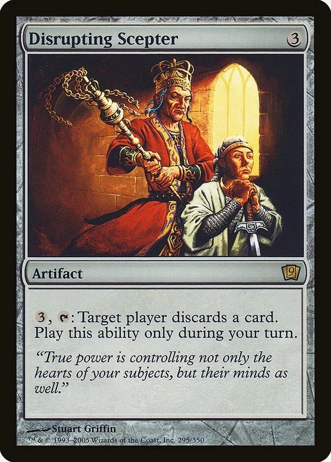 2005 Ninth Edition Disrupting Scepter #295★ rare card image