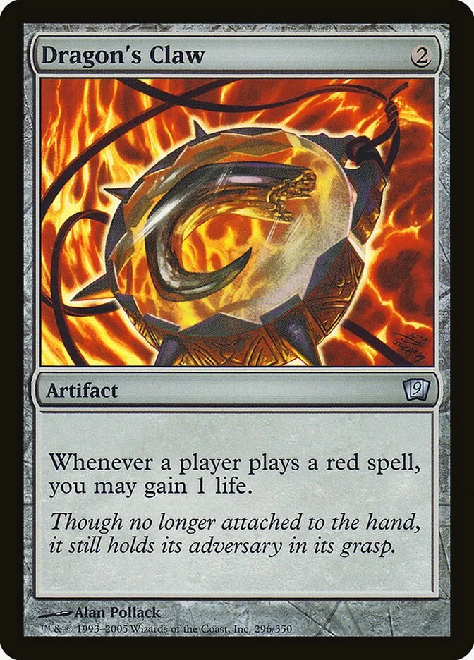 2005 Ninth Edition Dragon's Claw #296★ uncommon card image