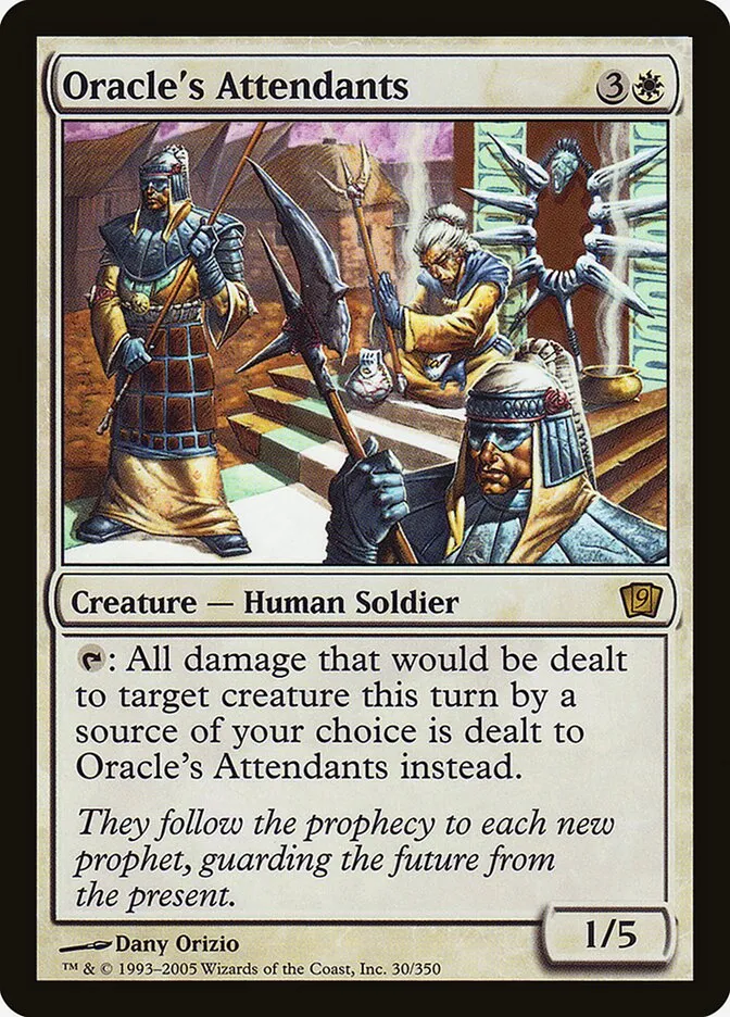 2005 Ninth Edition Oracle's Attendants #30★ rare card image