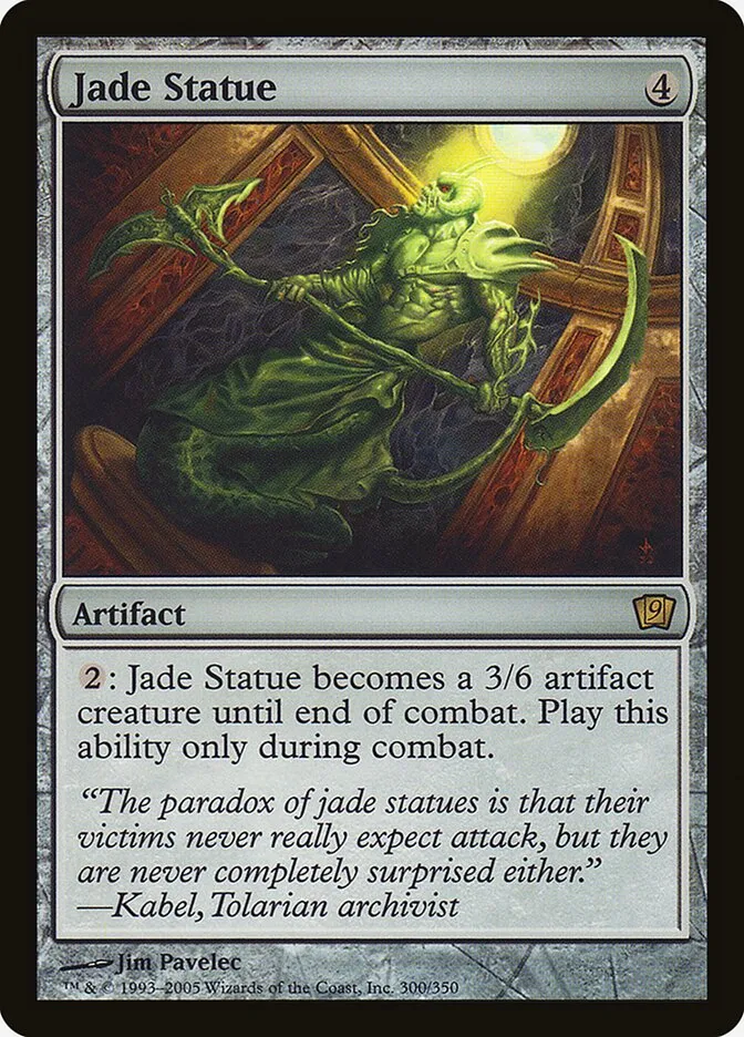 2005 Ninth Edition Jade Statue #300★ rare card image