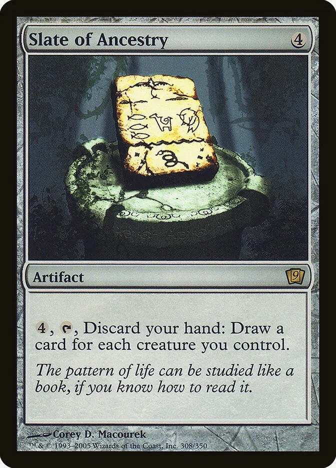 2005 Ninth Edition Slate of Ancestry #308★ rare card image