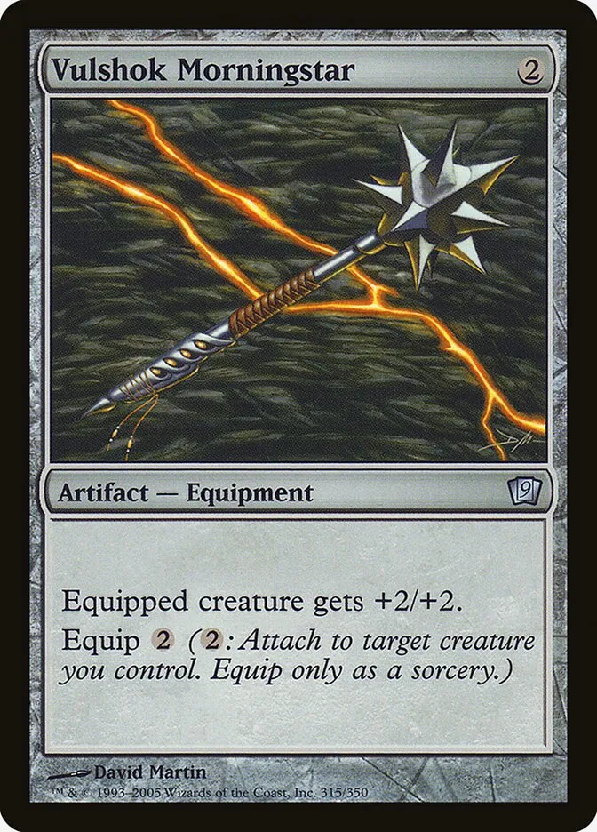 2005 Ninth Edition Vulshok Morningstar #315★ uncommon card image