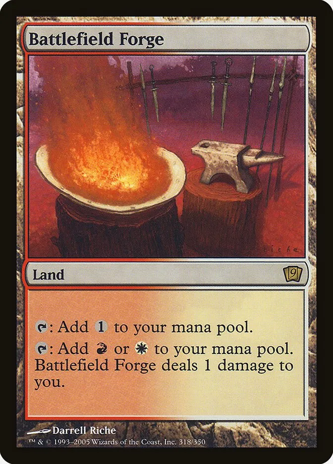 2005 Ninth Edition Battlefield Forge #318★ rare card image