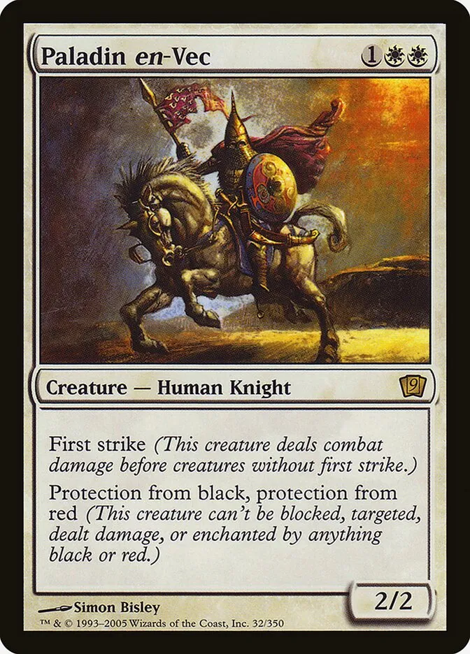 2005 Ninth Edition Paladin en-Vec #32★ rare card image