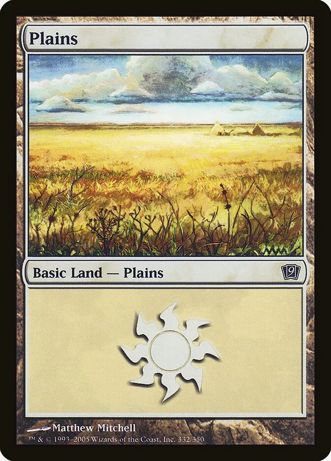 2005 Ninth Edition Plains #332 common card image