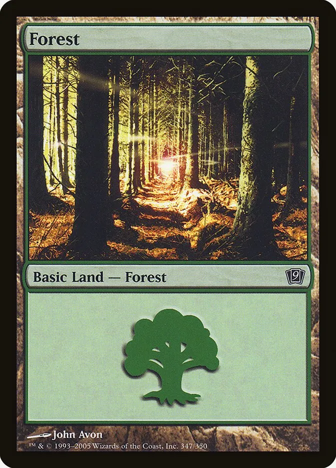 2005 Ninth Edition Forest #347★ common card image