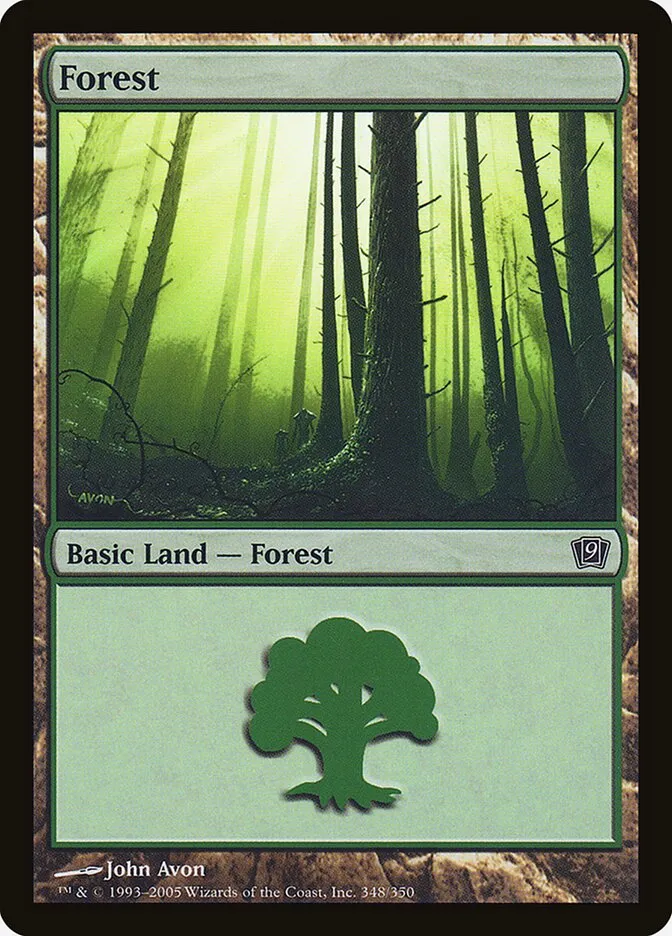 2005 Ninth Edition Forest common #348 common card image