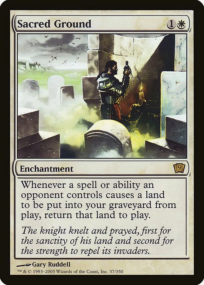 2005 Ninth Edition Sacred Ground #37★ rare card image
