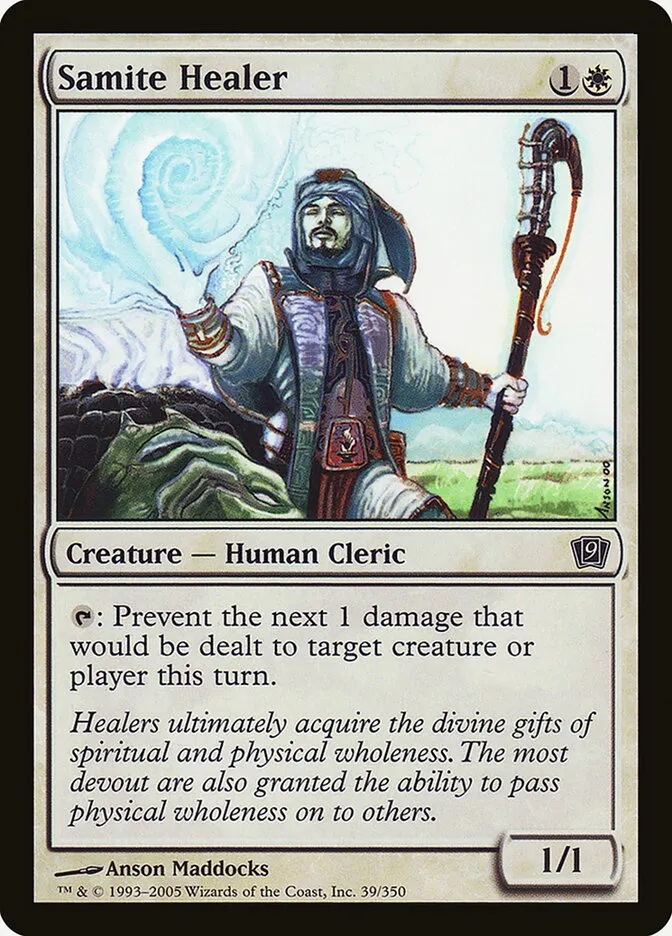 2005 Ninth Edition Samite Healer #39★ common card image