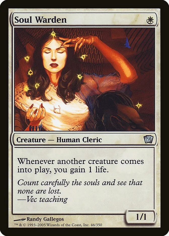 2005 Ninth Edition Soul Warden #46★ uncommon card image