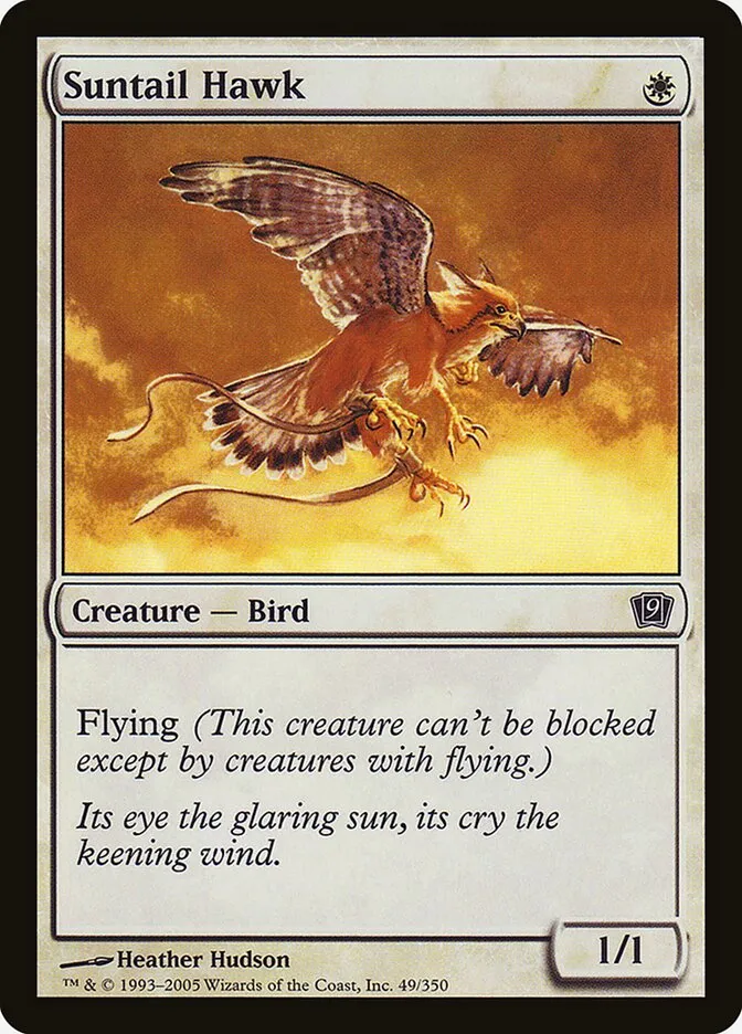 2005 Ninth Edition Suntail Hawk #49★ common card image