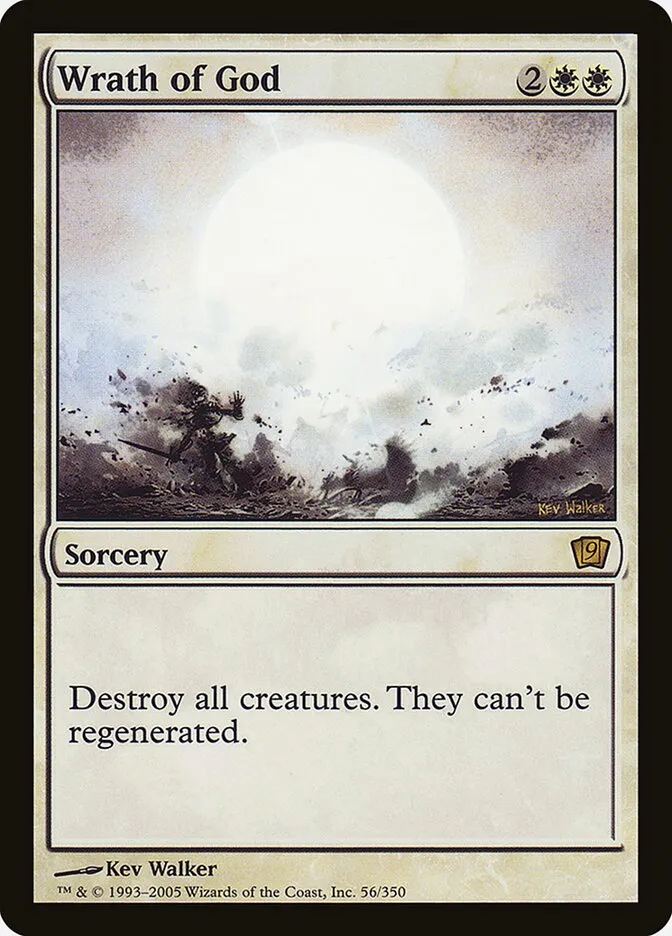 2005 Ninth Edition Wrath of God #56★ rare card image
