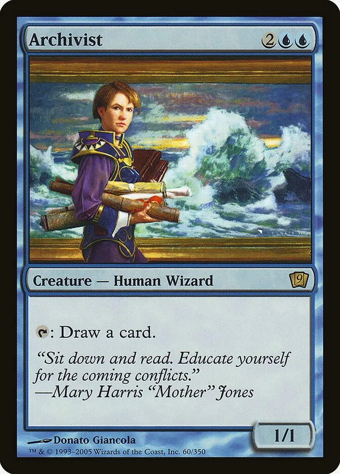 2005 Ninth Edition Archivist #60★ rare card image