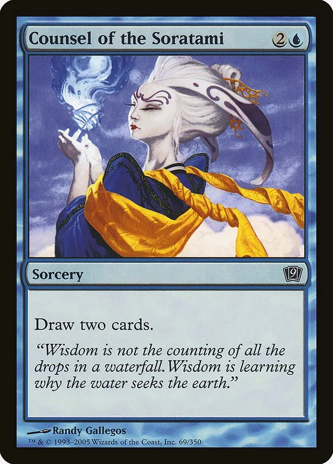 2005 Ninth Edition Counsel of the Soratami #69★ common card image