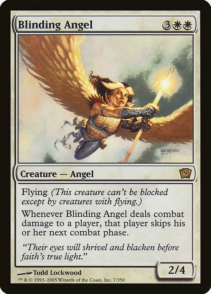 2005 Ninth Edition Blinding Angel #7★ rare card image