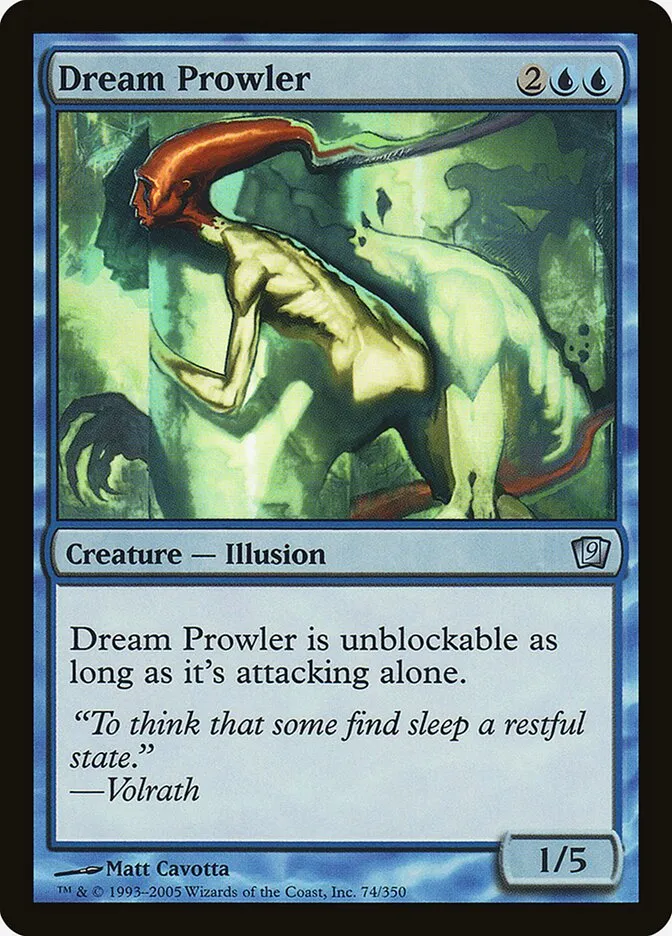 2005 Ninth Edition Dream Prowler #74★ uncommon card image