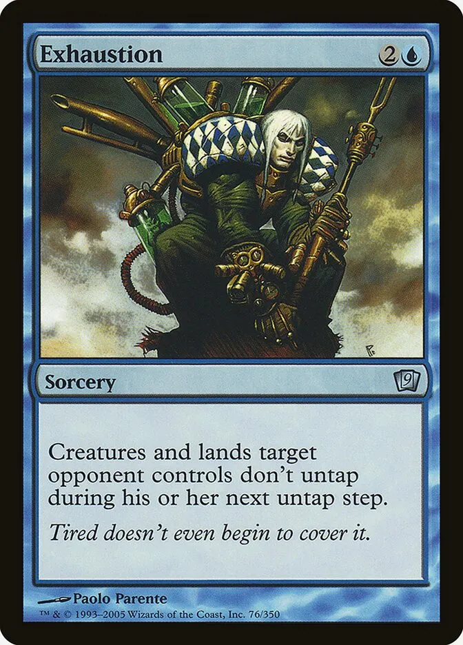 2005 Ninth Edition Exhaustion #76★ uncommon card image