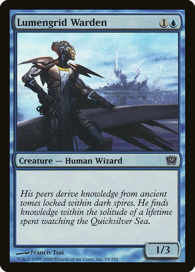 2005 Ninth Edition Lumengrid Warden #84★ common card image