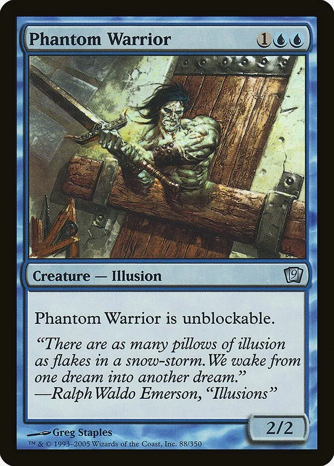 2005 Ninth Edition Phantom Warrior #88★ uncommon card image