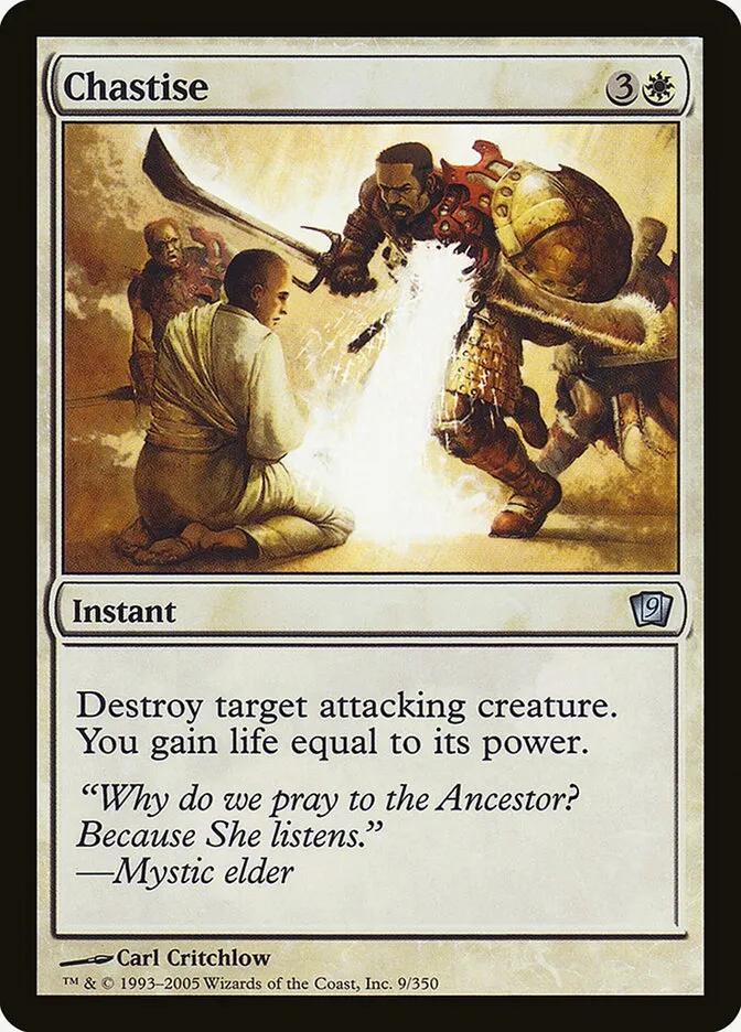 2005 Ninth Edition Chastise #9★ uncommon card image