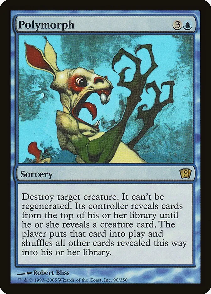 2005 Ninth Edition Polymorph #90★ rare card image