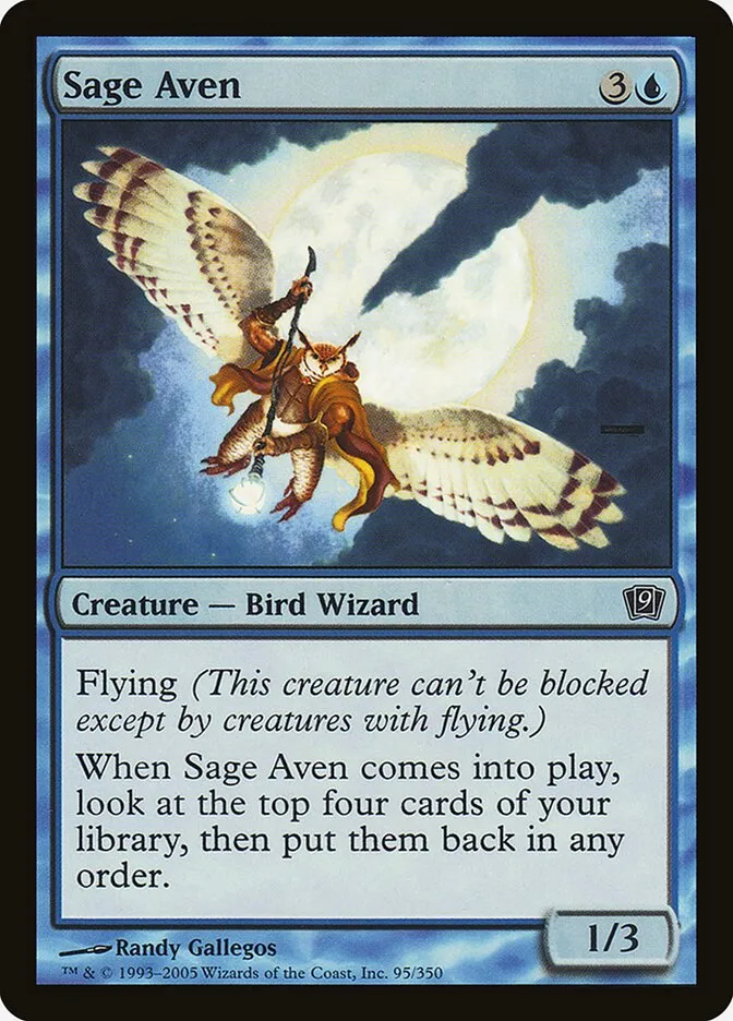 2005 Ninth Edition Sage Aven #95★ common card image