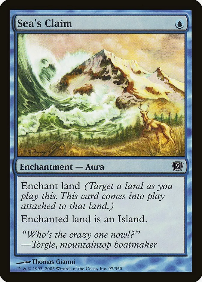 2005 Ninth Edition Sea's Claim #97★ common card image