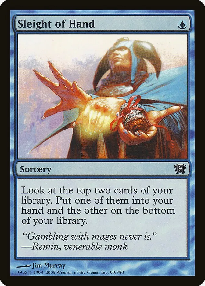 2005 Ninth Edition Sleight of Hand #99★ common card image