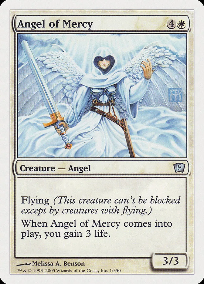 2005 Ninth Edition Angel of Mercy uncommon #1 uncommon card image