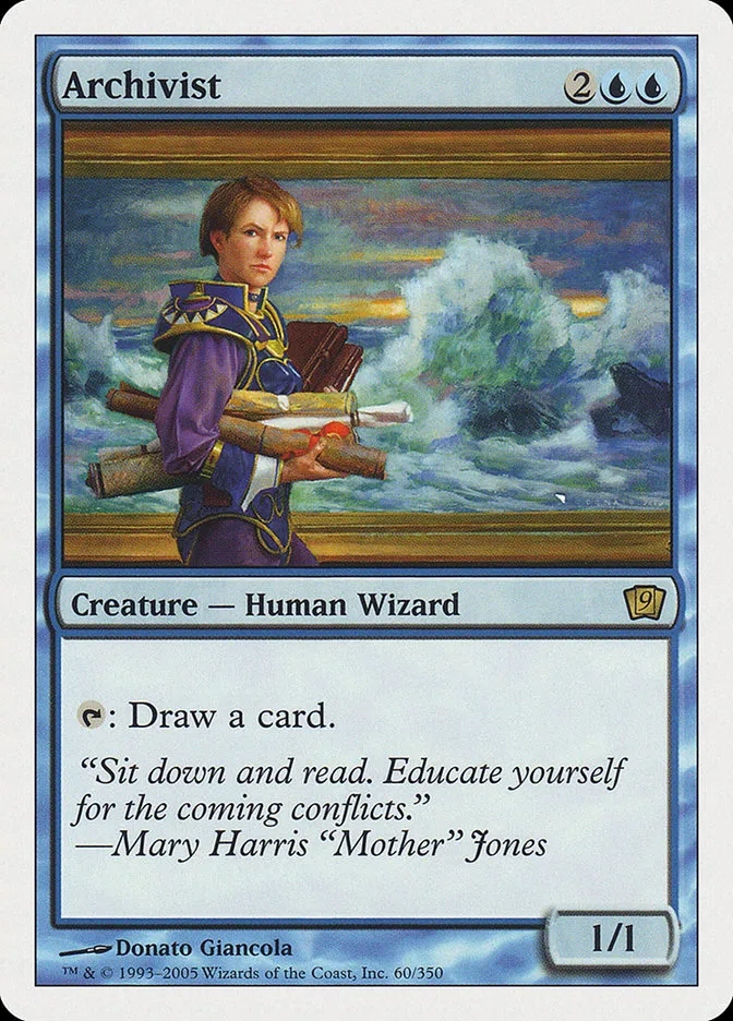 2005 Ninth Edition Archivist rare #60 rare card image