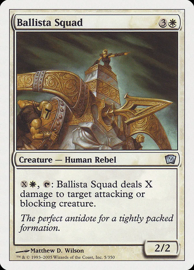 2005 Ninth Edition Ballista Squad #5 uncommon card image