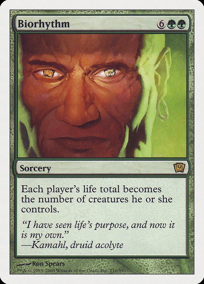2005 Ninth Edition Biorhythm #231 rare card image