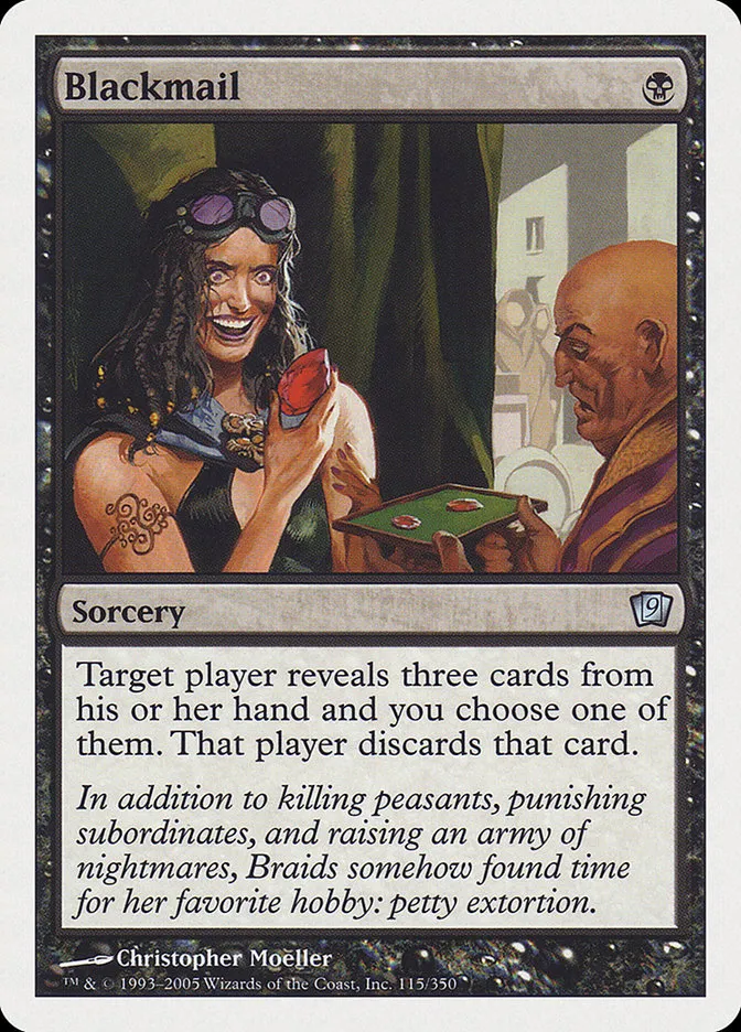 2005 Ninth Edition Blackmail uncommon #115 uncommon card image