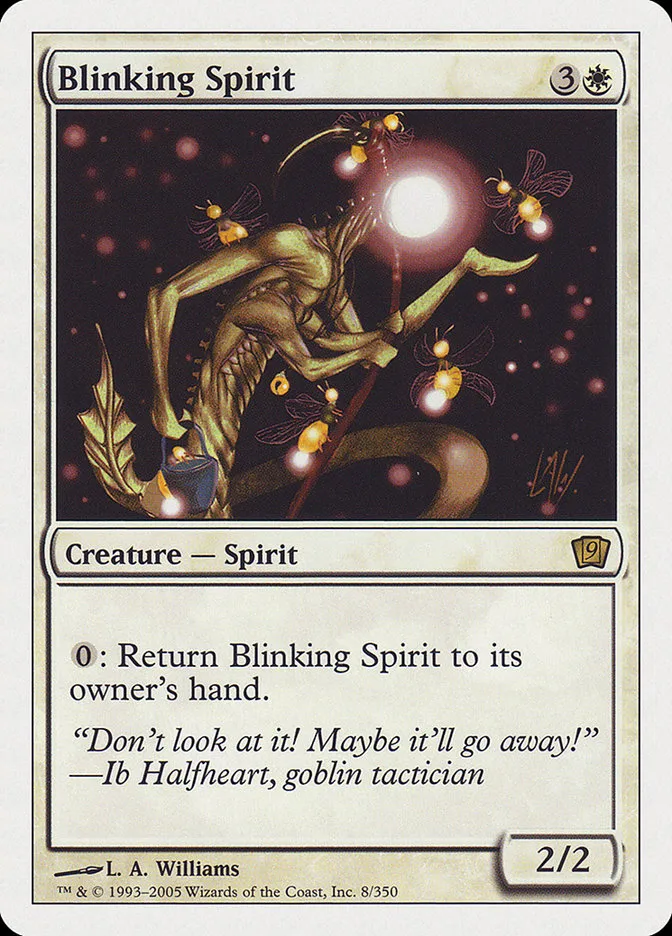 2005 Ninth Edition Blinking Spirit #8 rare card image
