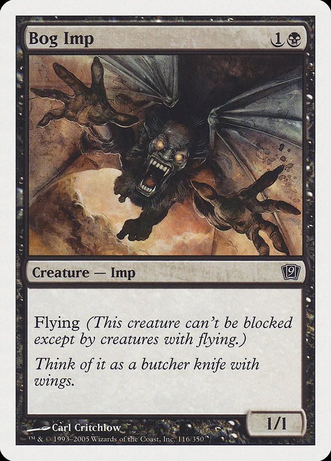 2005 Ninth Edition Bog Imp common #116 common card image