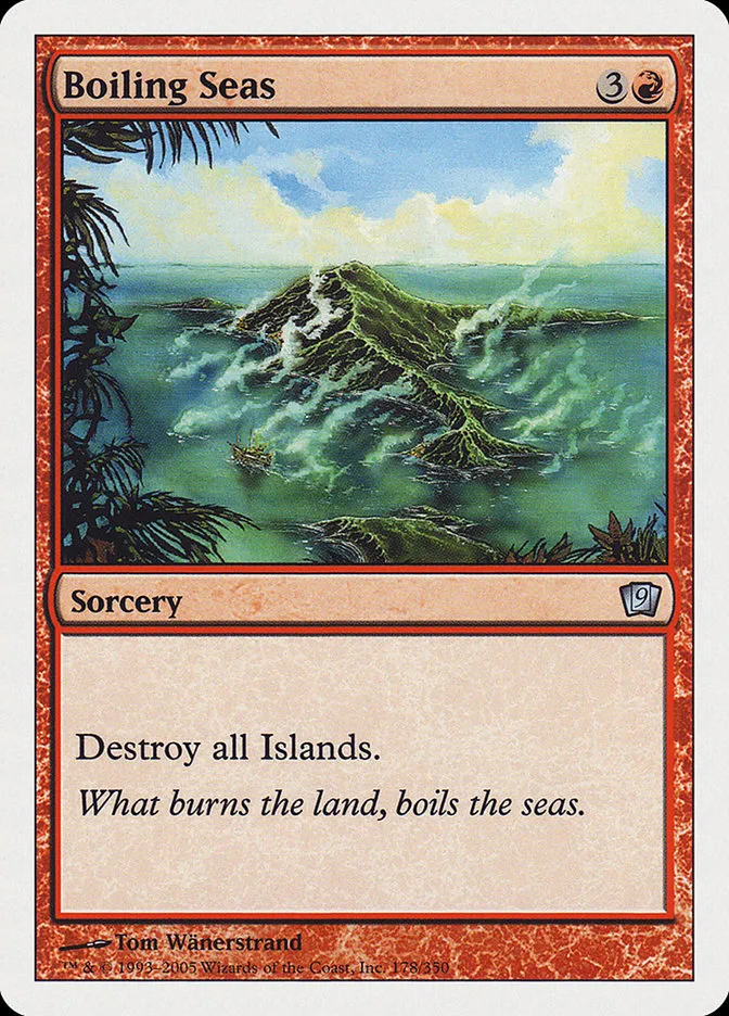 2005 Ninth Edition Boiling Seas uncommon #178 uncommon card image