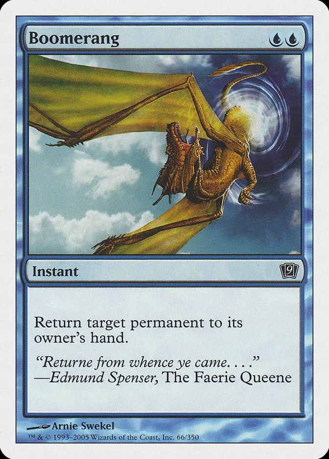 2005 Ninth Edition Boomerang #66 common card image