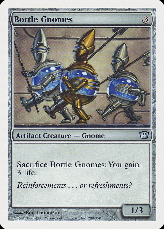 2005 Ninth Edition Bottle Gnomes uncommon #290 uncommon card image