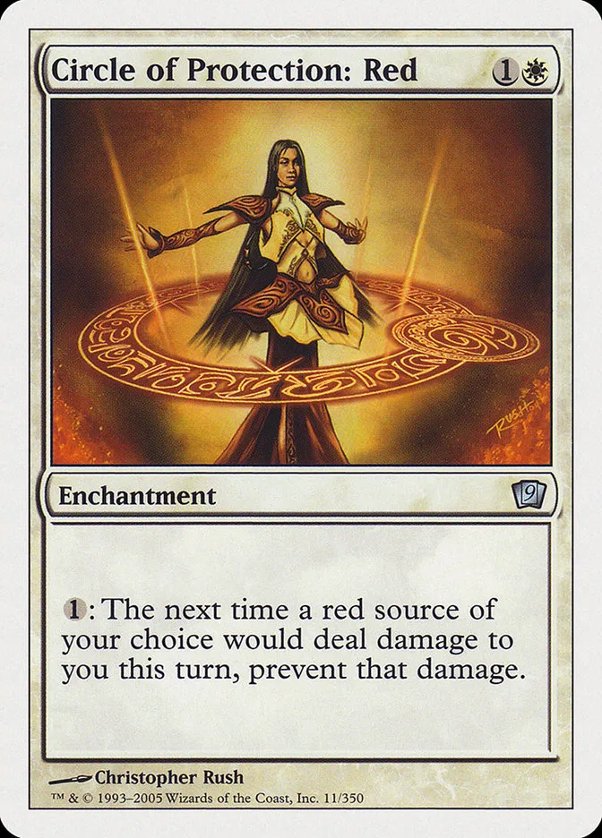 2005 Ninth Edition Circle of Protection: Red #11 uncommon card image