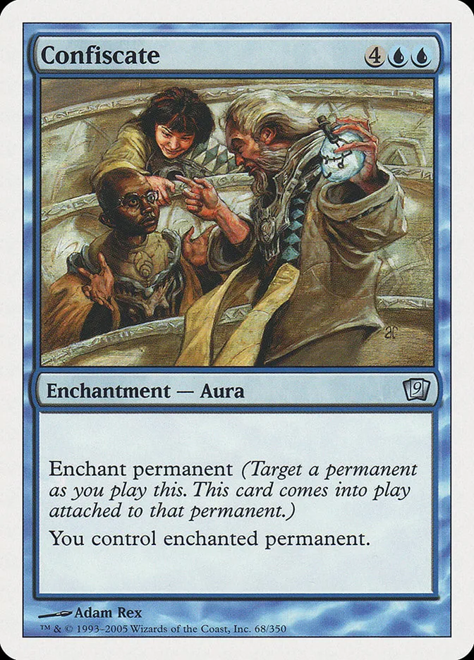 2005 Ninth Edition Confiscate uncommon #68 uncommon card image