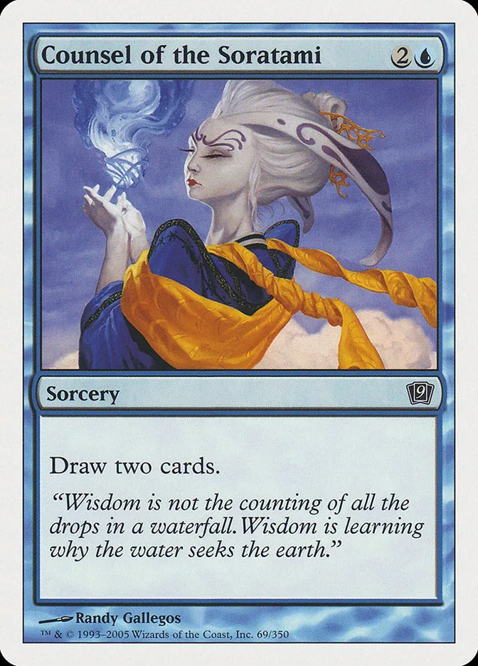 2005 Ninth Edition Counsel of the Soratami #69 common card image