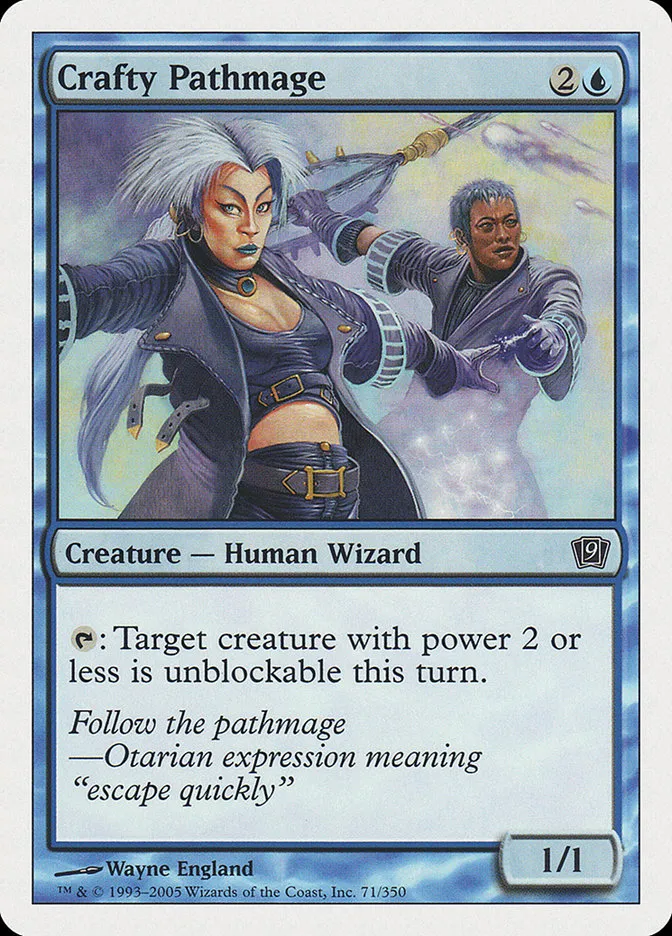 2005 Ninth Edition Crafty Pathmage common #71 common card image