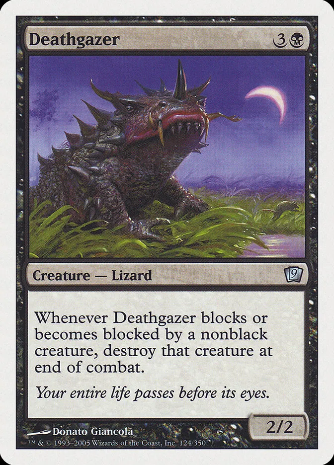 2005 Ninth Edition Deathgazer uncommon #124 uncommon card image