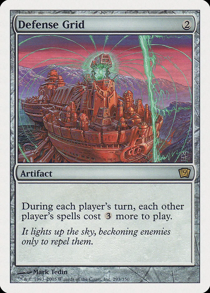 2005 Ninth Edition Defense Grid #293 rare card image