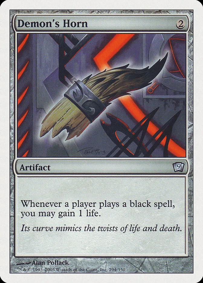 2005 Ninth Edition Demon's Horn #294 uncommon card image