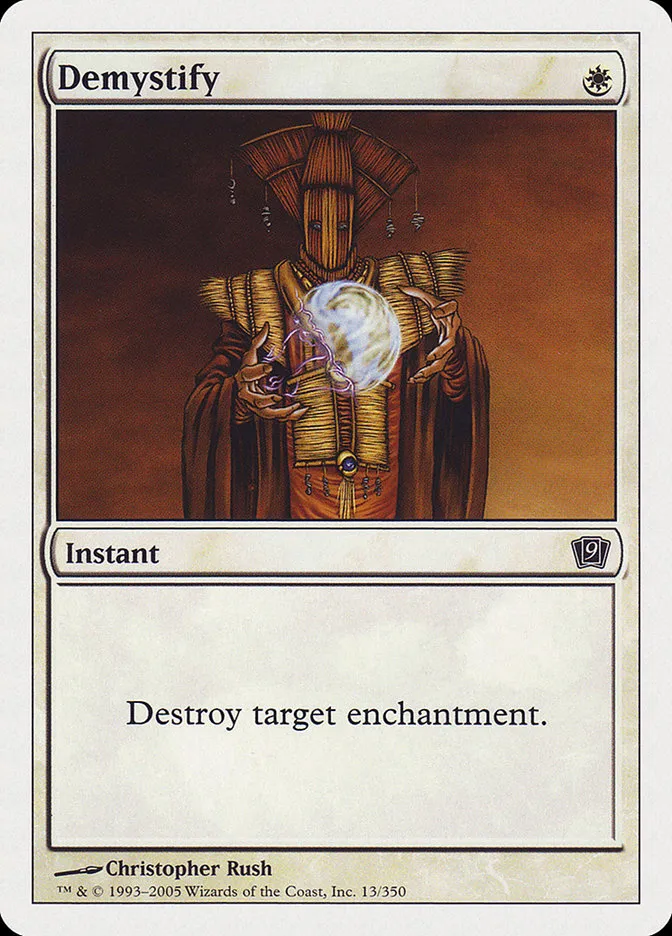 2005 Ninth Edition Demystify common #13 common card image