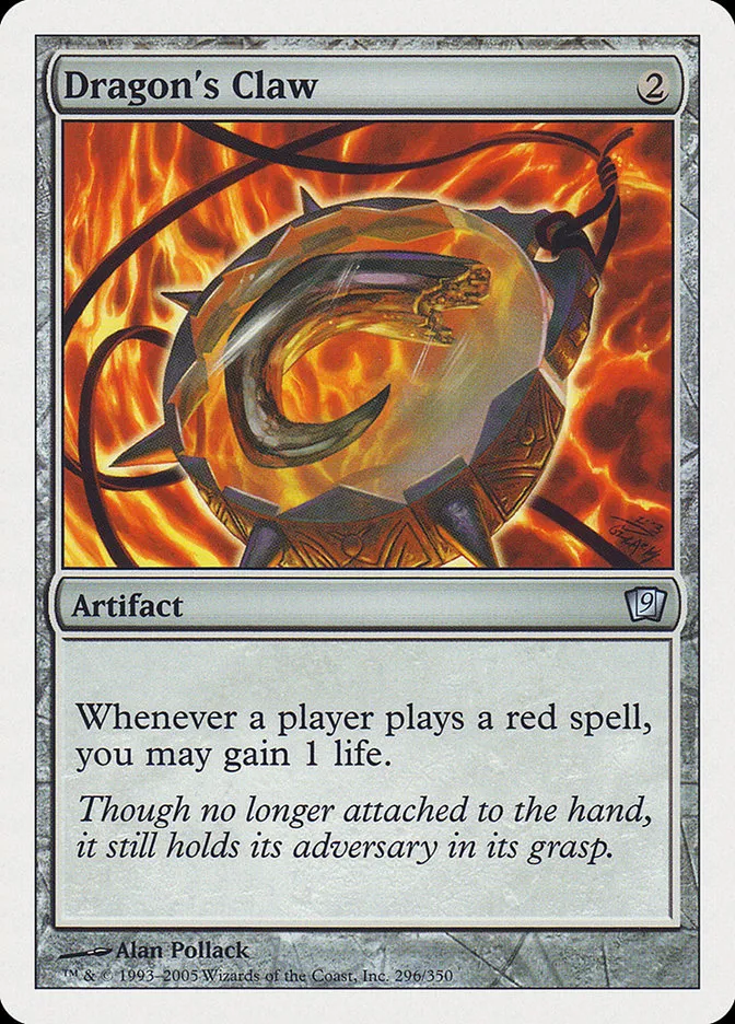 2005 Ninth Edition Dragon's Claw uncommon #296 uncommon card image
